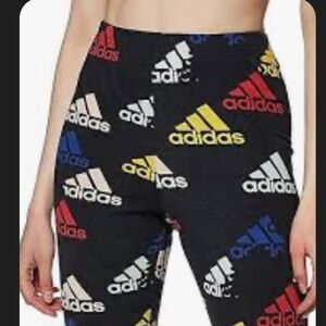 Adidas Multicolor Logo Leggings